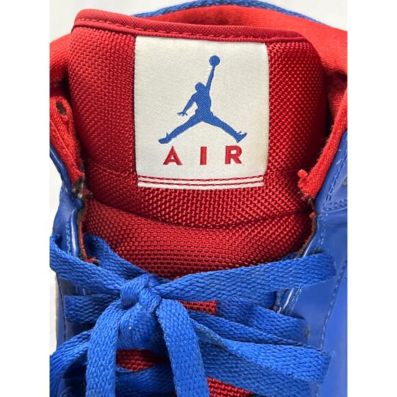 Nike Air Jordan 1 Flight 3 Blue Red White Mens Size 13 Basketball Shoes 2012 - Picture 4 of 12